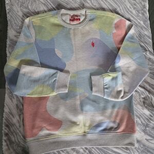 RTGB (Red Tag Brand) Watercolors Camouflage Crewneck Sweater